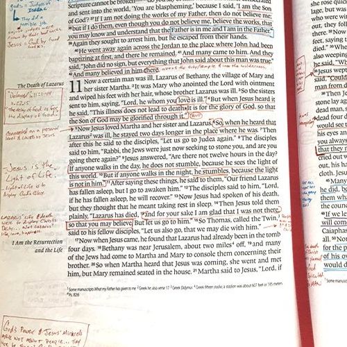 Is it ok to write in a Bible?