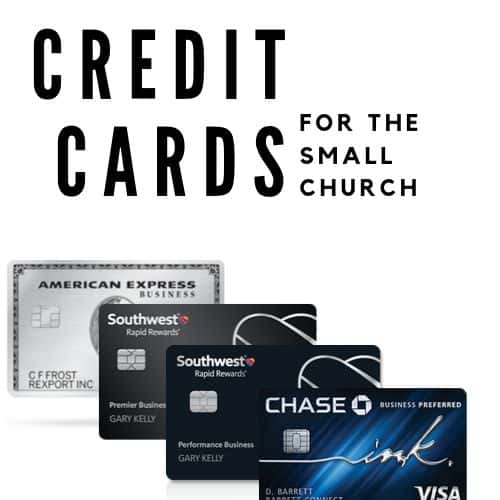 Should a small church use business credit cards